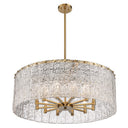 Z-Lite 32.5" Glacier 12 Light Chandelier image 3