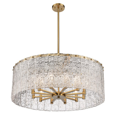 Z-Lite 32.5" Glacier 12 Light Chandelier image 3