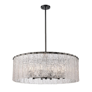 Z-Lite 32.5" Glacier 12 Light Chandelier image 4