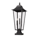 Z-Lite 32.5" High Gannon 3 Light Outdoor Pier Mounted Fixture image 1