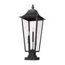 Z-Lite 32.5" High Gannon 3 Light Outdoor Pier Mounted Fixture image 4