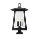 Z-Lite 32.5" High Rainer 6 Light Outdoor Pier Mounted Fixture image 2