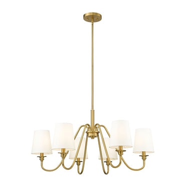 Z-Lite 32" Gianna 6 Light Chandelier image 1