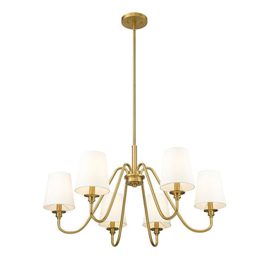 Z-Lite 32" Gianna 6 Light Chandelier image 2