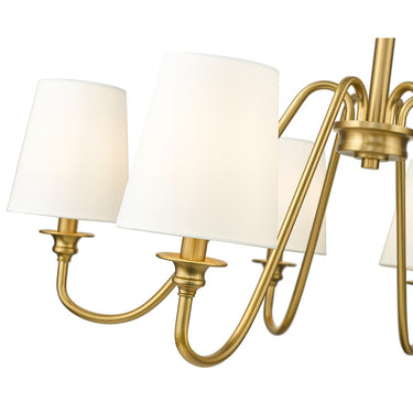 Z-Lite 32" Gianna 6 Light Chandelier image 3