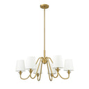 Z-Lite 32" Gianna 6 Light Chandelier image 4