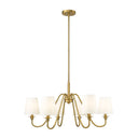 Z-Lite 32" Gianna 6 Light Chandelier image