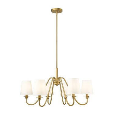 Z-Lite 32" Gianna 6 Light Chandelier image