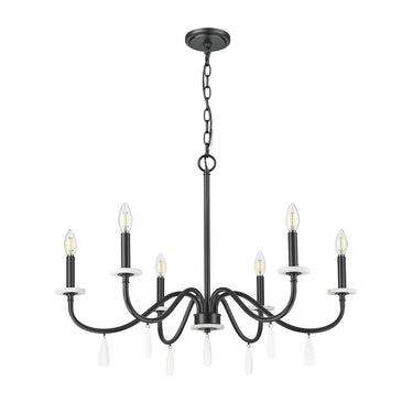 Z-Lite 32" Toussant 6 Light Chandelier image 13