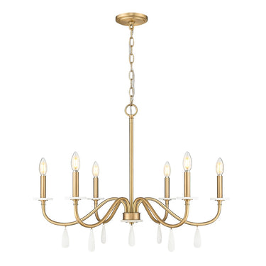 Z-Lite 32" Toussant 6 Light Chandelier image 2