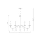 Z-Lite 32" Toussant 6 Light Chandelier image 21