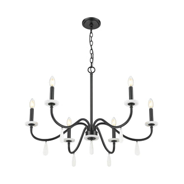 Z-Lite 32" Toussant 6 Light Chandelier image 4