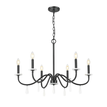 Z-Lite 32" Toussant 6 Light Chandelier image 7