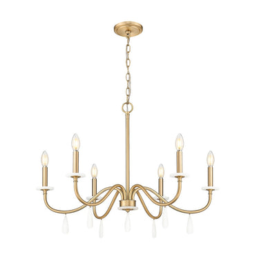Z-Lite 32" Toussant 6 Light Chandelier image 8