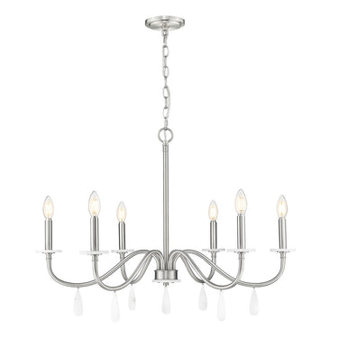 Z-Lite 32" Toussant 6 Light Chandelier image