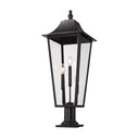 Z-Lite 33.5" High Gannon 3 Light Outdoor Pier Mounted Fixture image 1