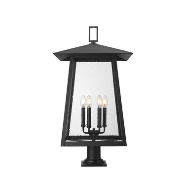 Z-Lite 33.5" High Rainer 6 Light Outdoor Pier Mounted Fixture image 2