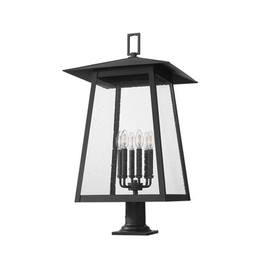 Z-Lite 33.5" High Rainer 6 Light Outdoor Pier Mounted Fixture image 4