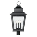 Z-Lite 33" High Raphael 4 Light Outdoor Post Mount Fixture image 1