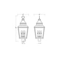 Z-Lite 33" High Raphael 4 Light Outdoor Post Mount Fixture image 5