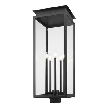 Z-Lite 34.25" High Nova 5 Light Outdoor Post Mount Fixture image 1