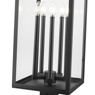 Z-Lite 34.25" High Nova 5 Light Outdoor Post Mount Fixture image 3