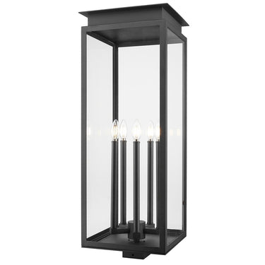 Z-Lite 34.25" High Nova 5 Light Outdoor Post Mount Fixture image