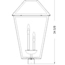 Z-Lite 34.25" High Talbot 4 Light Outdoor Post Mount Fixture image 10