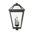 Z-Lite 34.25" High Talbot 4 Light Outdoor Post Mount Fixture image 2