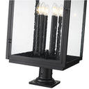 Z-Lite 34.75" High Hartwell 6 Light Outdoor Pier Mounted Fixture image 3