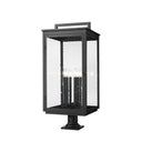 Z-Lite 34.75" High Hartwell 6 Light Outdoor Pier Mounted Fixture image