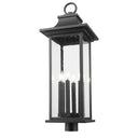 Z-Lite 34.75" High Tiberius 6 Light Outdoor Post Mount Fixture image 1