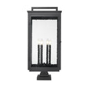 Z-Lite 34" High Hartwell 6 Light Outdoor Pier Mounted Fixture image 2