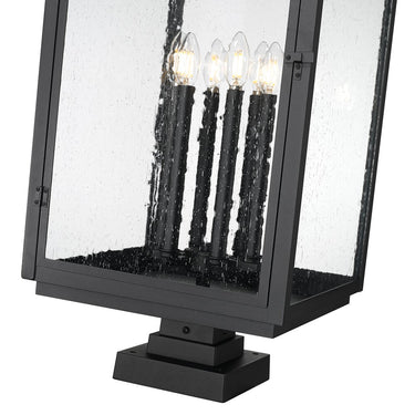 Z-Lite 34" High Hartwell 6 Light Outdoor Pier Mounted Fixture image 3