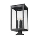 Z-Lite 34" High Hartwell 6 Light Outdoor Pier Mounted Fixture image 4