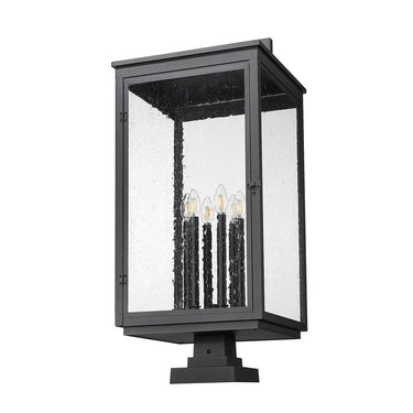 Z-Lite 34" High Hartwell 6 Light Outdoor Pier Mounted Fixture image 4