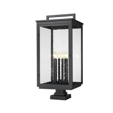 Z-Lite 34" High Hartwell 6 Light Outdoor Pier Mounted Fixture image