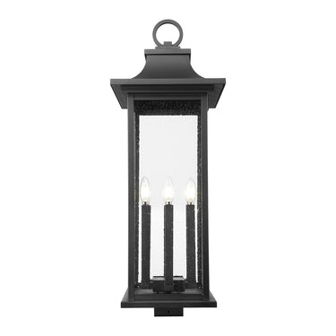 Z-Lite 34" High Tiberius 6 Light Outdoor Post Mount Fixture image 2