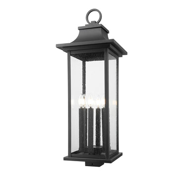 Z-Lite 34" High Tiberius 6 Light Outdoor Post Mount Fixture image