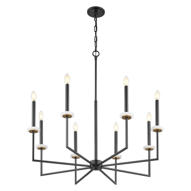 Z-Lite 35.25" Gaultier 8 Light Chandelier image 2