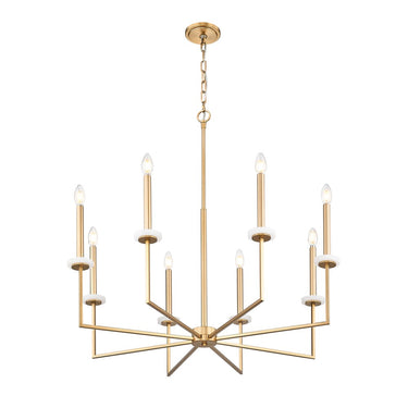 Z-Lite 35.25" Gaultier 8 Light Chandelier image 3