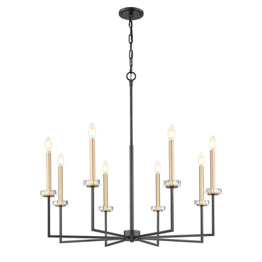 Z-Lite 35.25" Gaultier 8 Light Chandelier image 4