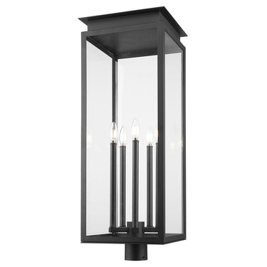 Z-Lite 35" High Nova 5 Light Outdoor Post Mount Fixture image 1