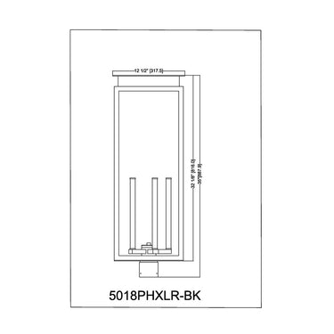 Z-Lite 35" High Nova 5 Light Outdoor Post Mount Fixture image 5