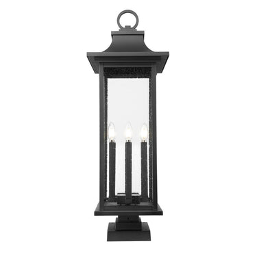 Z-Lite 36.5" High Tiberius 6 Light Outdoor Pier Mounted Fixture image 2