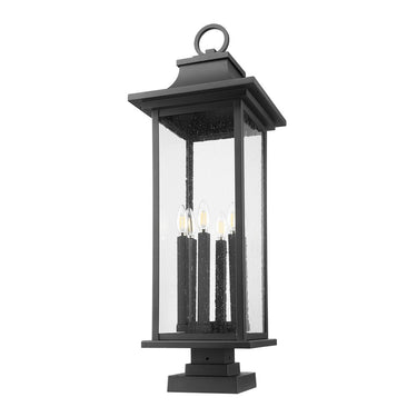 Z-Lite 36.5" High Tiberius 6 Light Outdoor Pier Mounted Fixture image 4