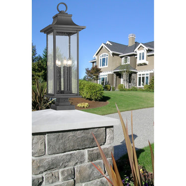 Z-Lite 36.5" High Tiberius 6 Light Outdoor Pier Mounted Fixture image 5