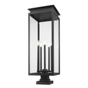 Z-Lite 36.75" High Nova 5 Light Outdoor Pier Mounted Fixture image 1