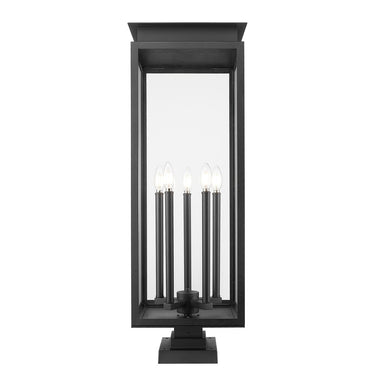 Z-Lite 36.75" High Nova 5 Light Outdoor Pier Mounted Fixture image 2