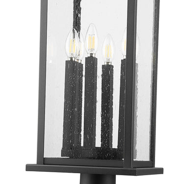 Z-Lite 36.75" High Tiberius 6 Light Outdoor Pier Mounted Fixture image 3